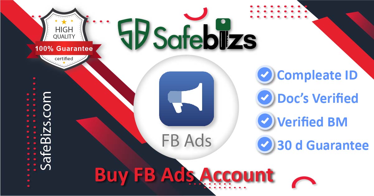 Buy Facebook Ads Accounts - 100% Verified Business Manager
