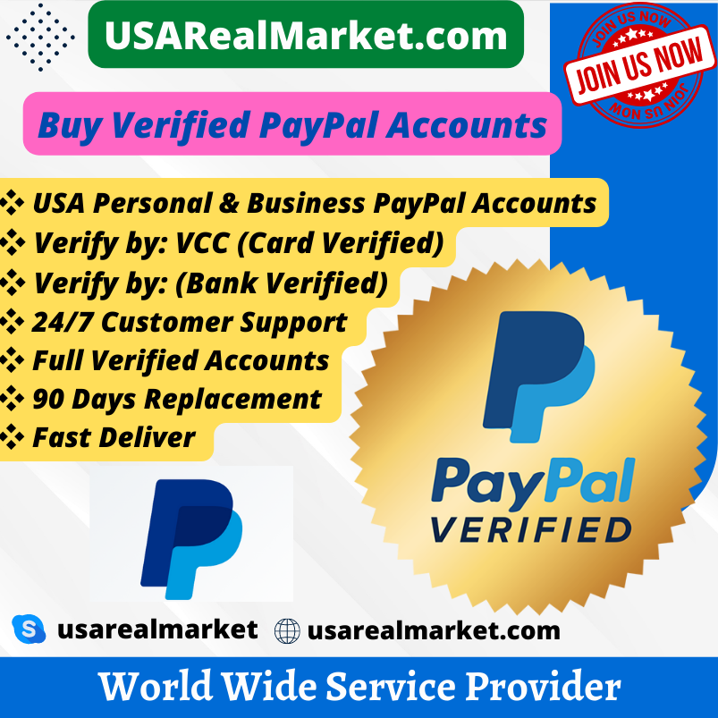 Buy Verified PayPal Accounts - 100% USA UK CA Verified