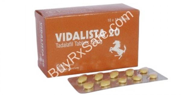 Vidalista 20 mg (Tadalafil pill) Tablets for best Treat ED