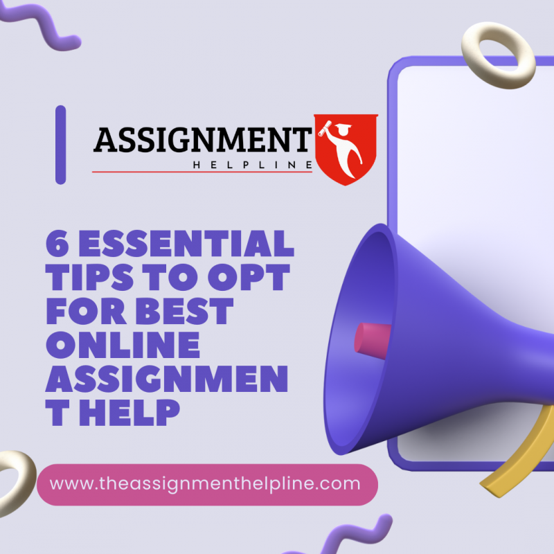 6 Crucial Pointers for Choosing the Best Online Assignment Help: herikabhatt — LiveJournal