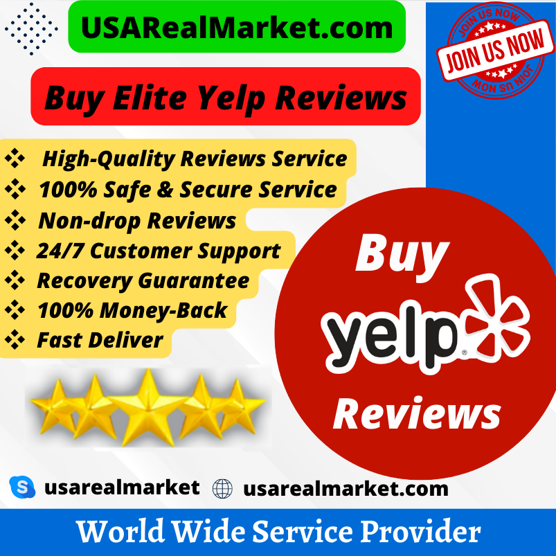 Buy Elite Yelp Reviews - 100% Real, Secure Elite & Permanent