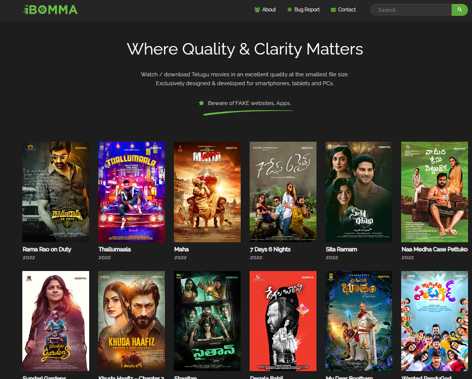 iBOMMA 2022 HD iBOMMA New Telugu Movie Download