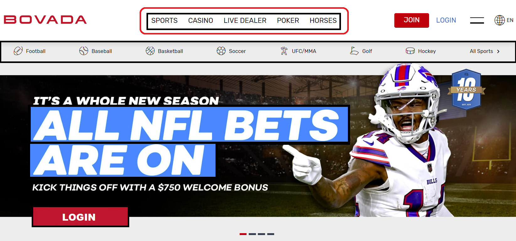 Bovada | Login Sports Betting Online