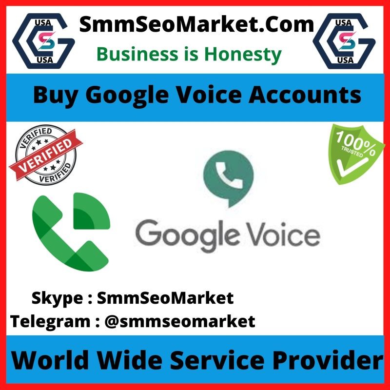 Buy Google Voice Accounts - 100% USA UK Google Voice