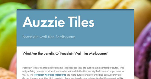 What Are The Benefits Of Porcelain Wall Tiles Melbourne?