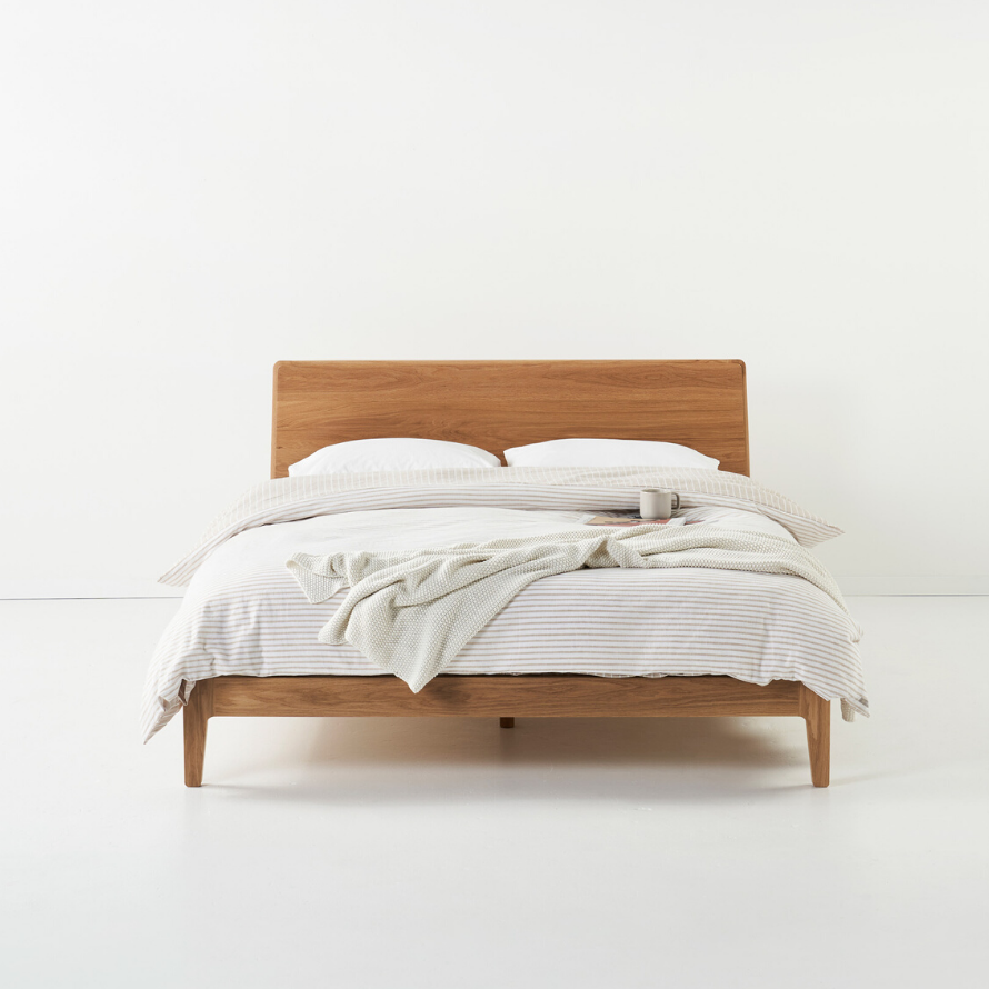 Lois Timber Bed by Mubu Home - Simple & Sophisticated