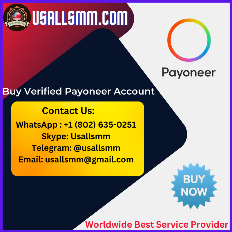 Buy Verified Payoneer Account - With Documents Usallsmm