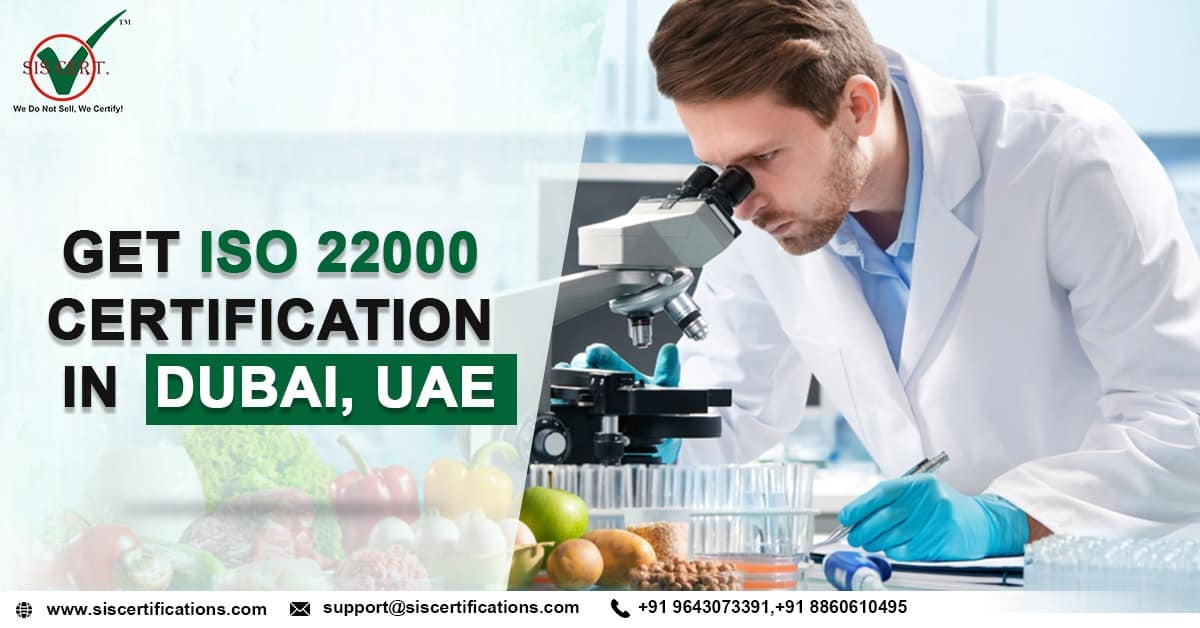 ISO 22000 Certification UAE, Dubai, Abu-Dhabi | Apply Online