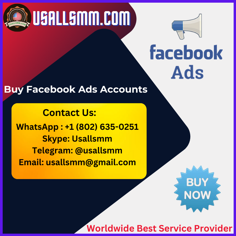 Buy Facebook Ads Accounts - 100% Safe & Verifed US, Uk, CA