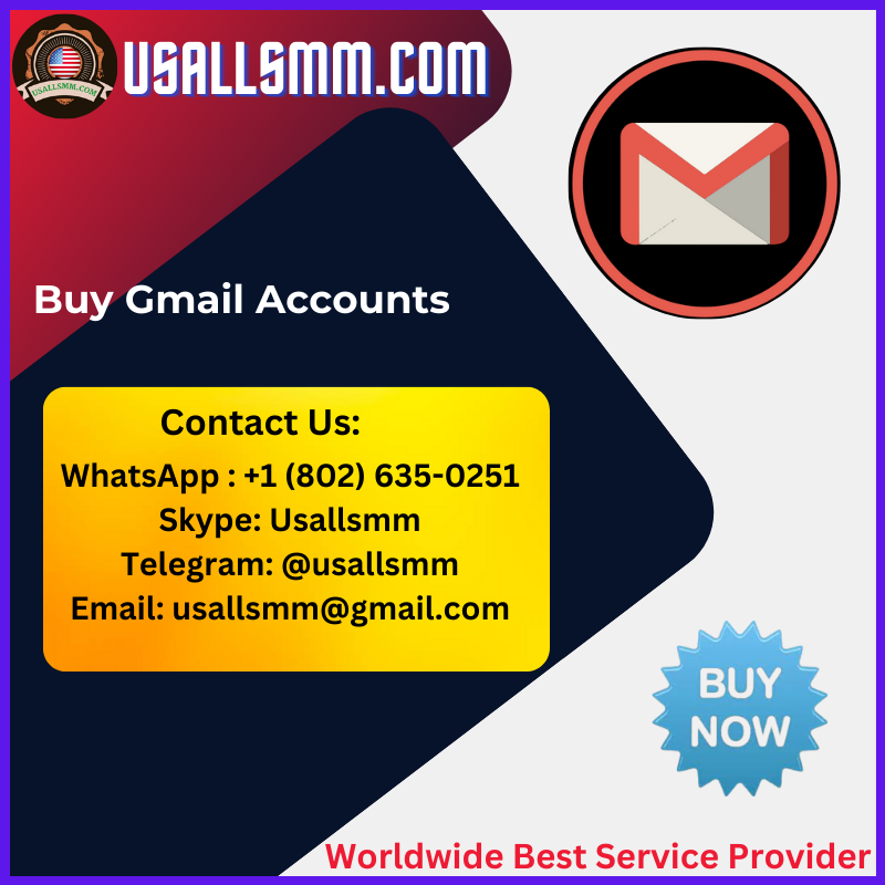 Buy Gmail Accounts - 100% USA UK New Gmail Accounts