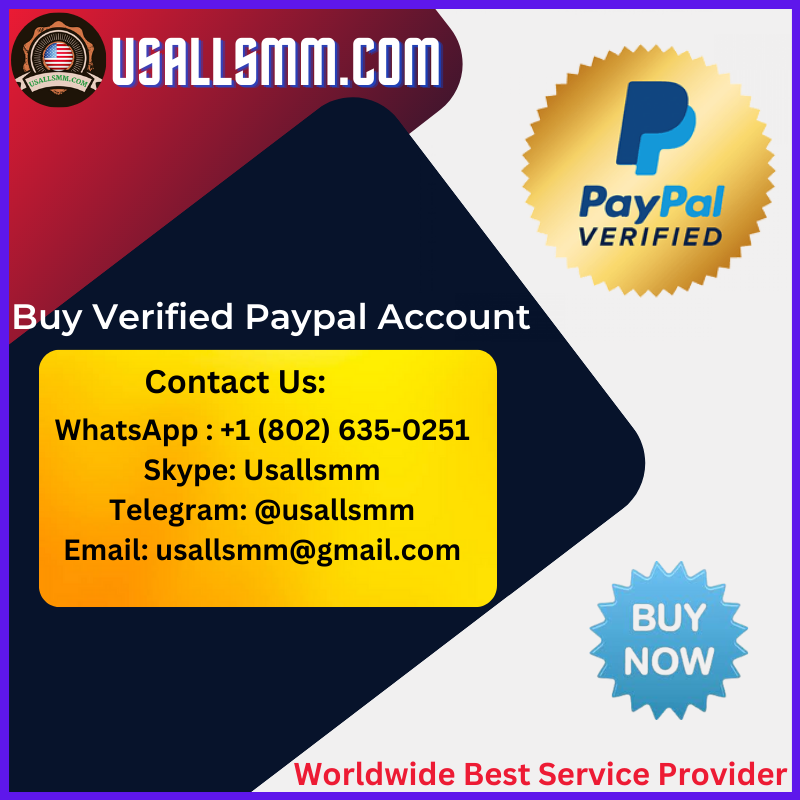 Buy Verified PayPal Account - 100% Safe and USA,UK,AU,CA