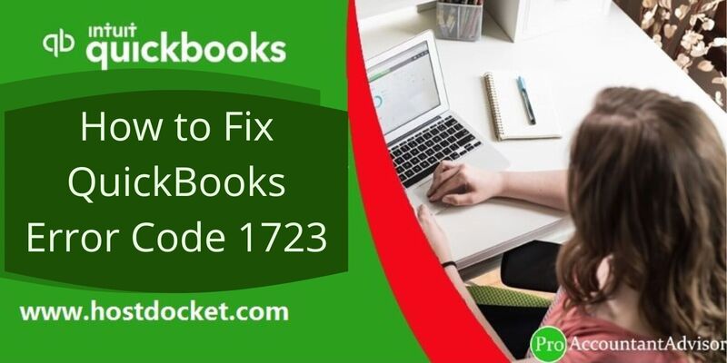 QuickBooks Error 1723 (Windows Installer Package Issue)