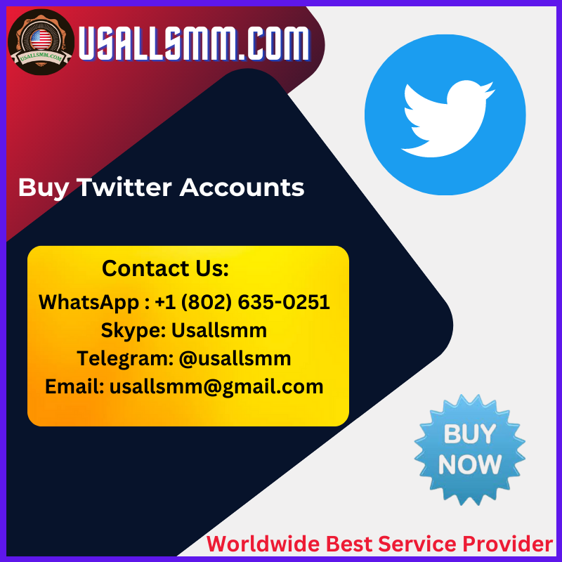 Buy Twitter Accounts - USA, UK & CA Phone Verified