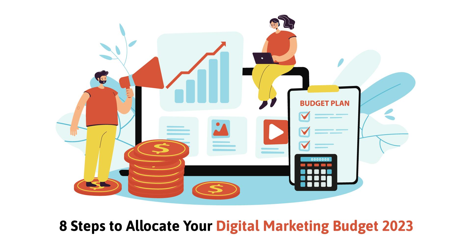 8 Steps To Allocate Your Digital Marketing Budget 2023 - Rise Socially