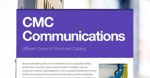 CMC Communications | Smore Newsletters