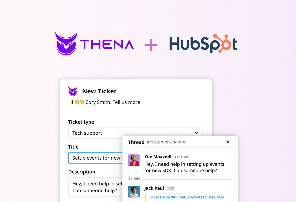 HubSpot-Slack Integration with Thena (Guide)