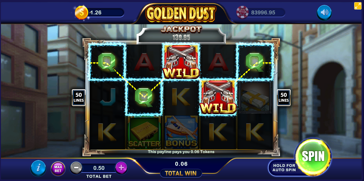 Golden Dust | Online Social Casino Game