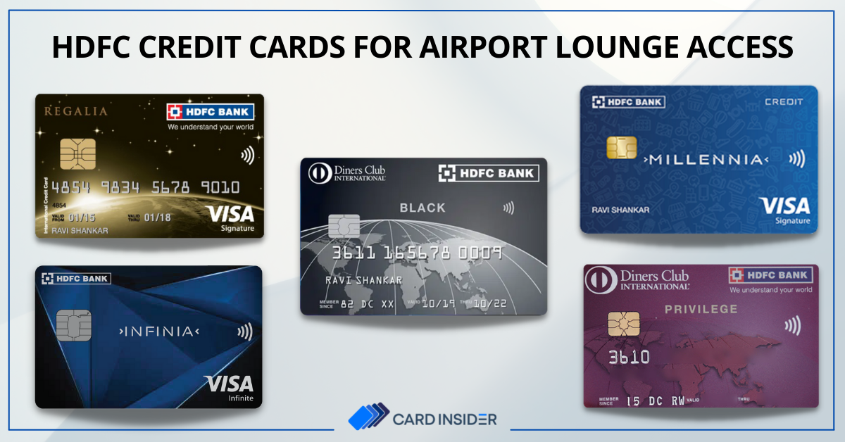 List of HDFC Credit Cards For Airport Lounge Access