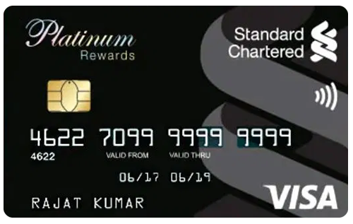 Easy Application Process: Standard Chartered Platinum Rewards Credit Card