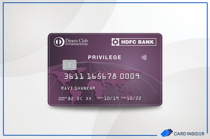 HDFC Bank Diners Club Privilege Credit Card: Apply Online with Reviews