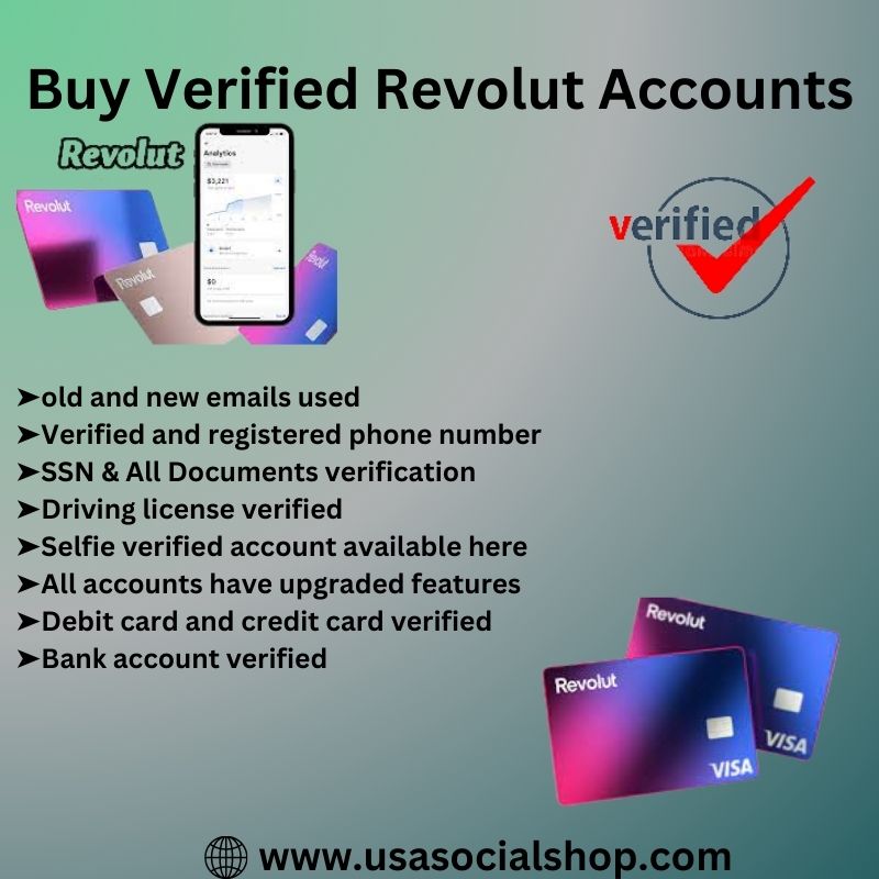 Buy Verified Revolut Accounts-100% Secure & SSN Verified