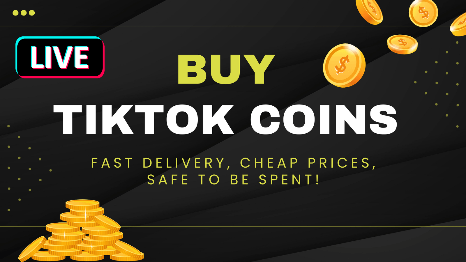 Buy TikTok Coins Online - Super Cheap Prices