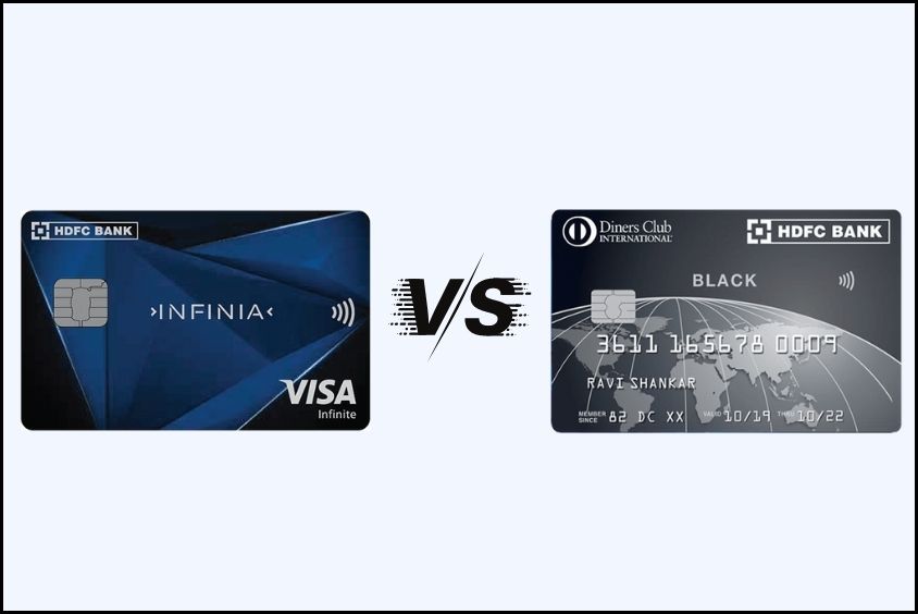 HDFC Infinia Metal Vs Diners Club Black Credit Card