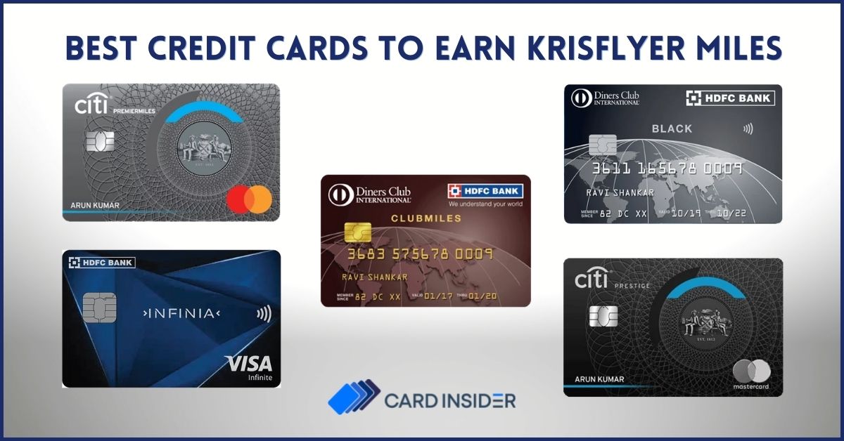 Best Credit Cards To Earn Krisflyer Miles In India 2023 - Card Insider