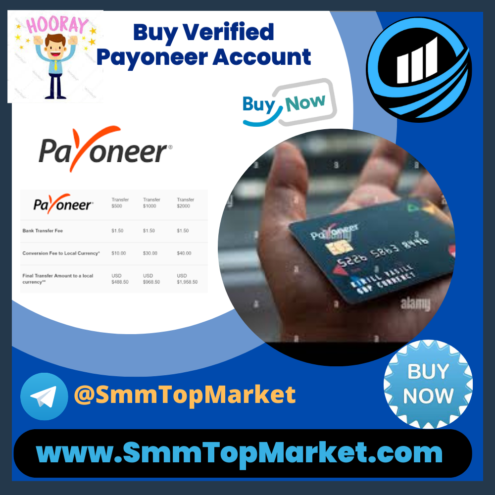 Buy Verified Payoneer Account - SmmTopMarket