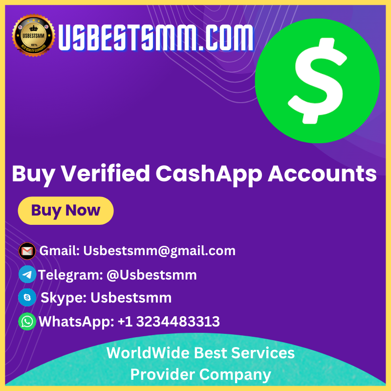 Buy Verified Cash App Accounts - 100% Best Quality Guaranty.