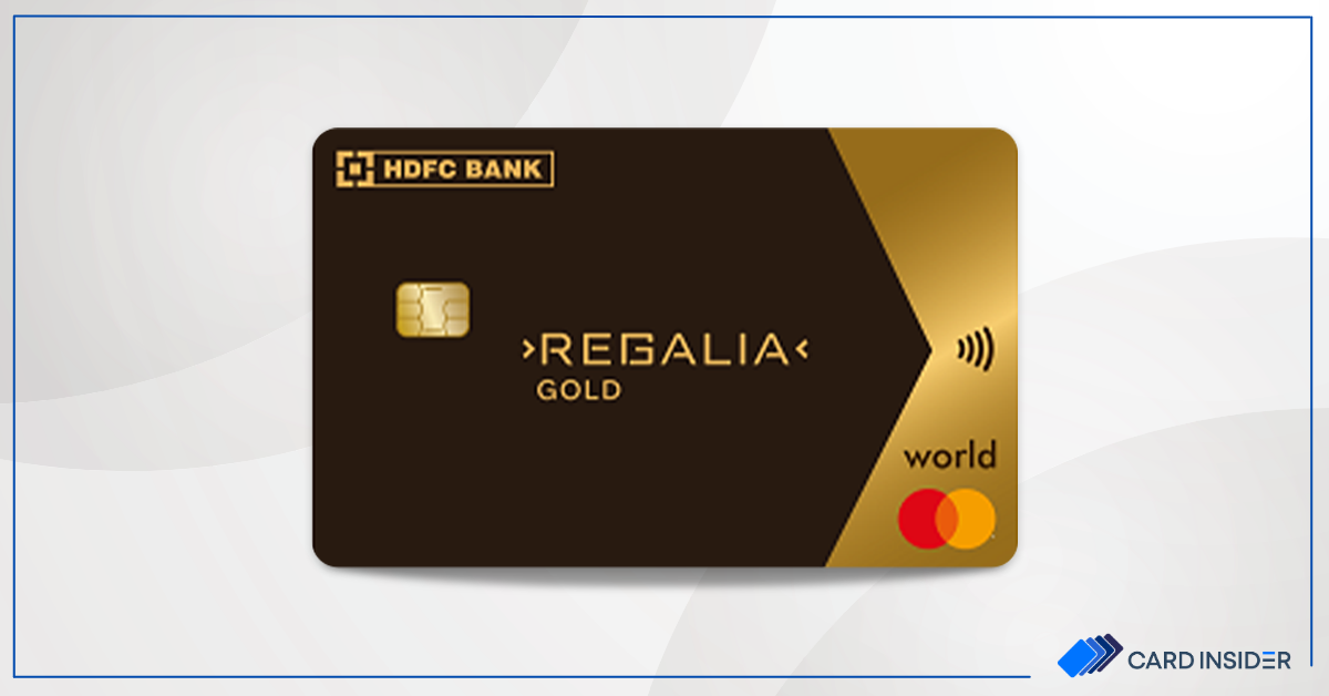 HDFC Bank Regalia Gold Credit Card-Review & Apply Online