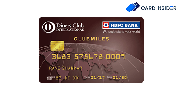 HDFC Diners Club Miles Credit Card - Review and Apply Online