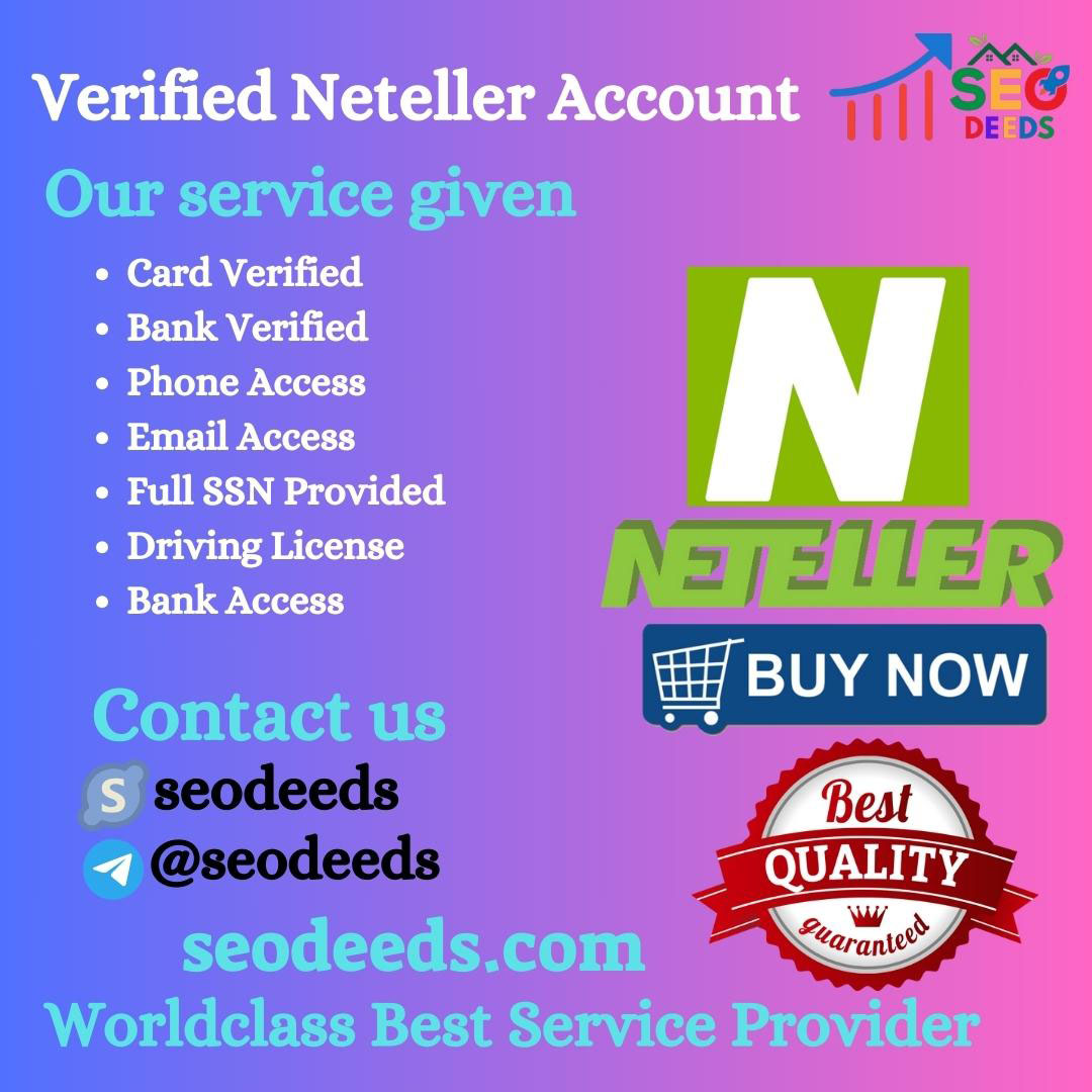 Buy Verified Neteller Accounts - 100% safe And Full Verified