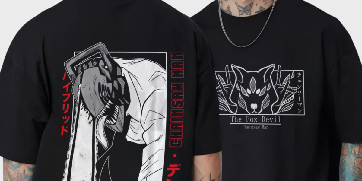 Chainsaw Man Anime T-shirt Crossovers: Merging Chainsaw Man with Other Anime Universes