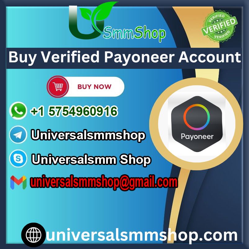 Buy Verified Payoneer Account - 100% safe US,UK, CA Verified