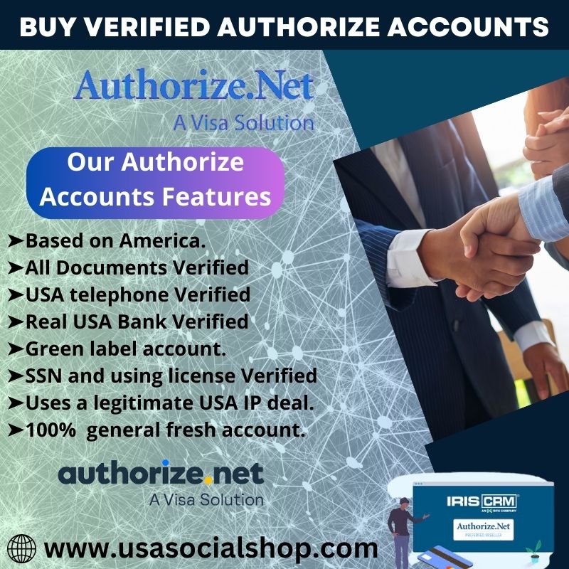 Buy Verified Authorize Accounts- USA Best Quality & Active