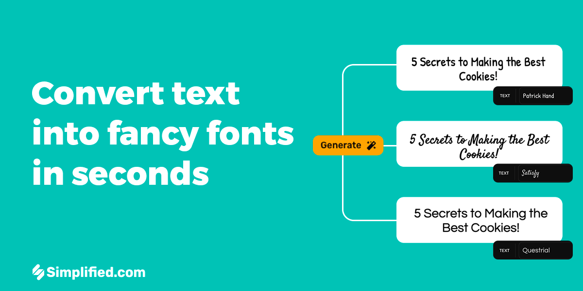 AI Font Generator:  Convert text into fancy fonts in seconds