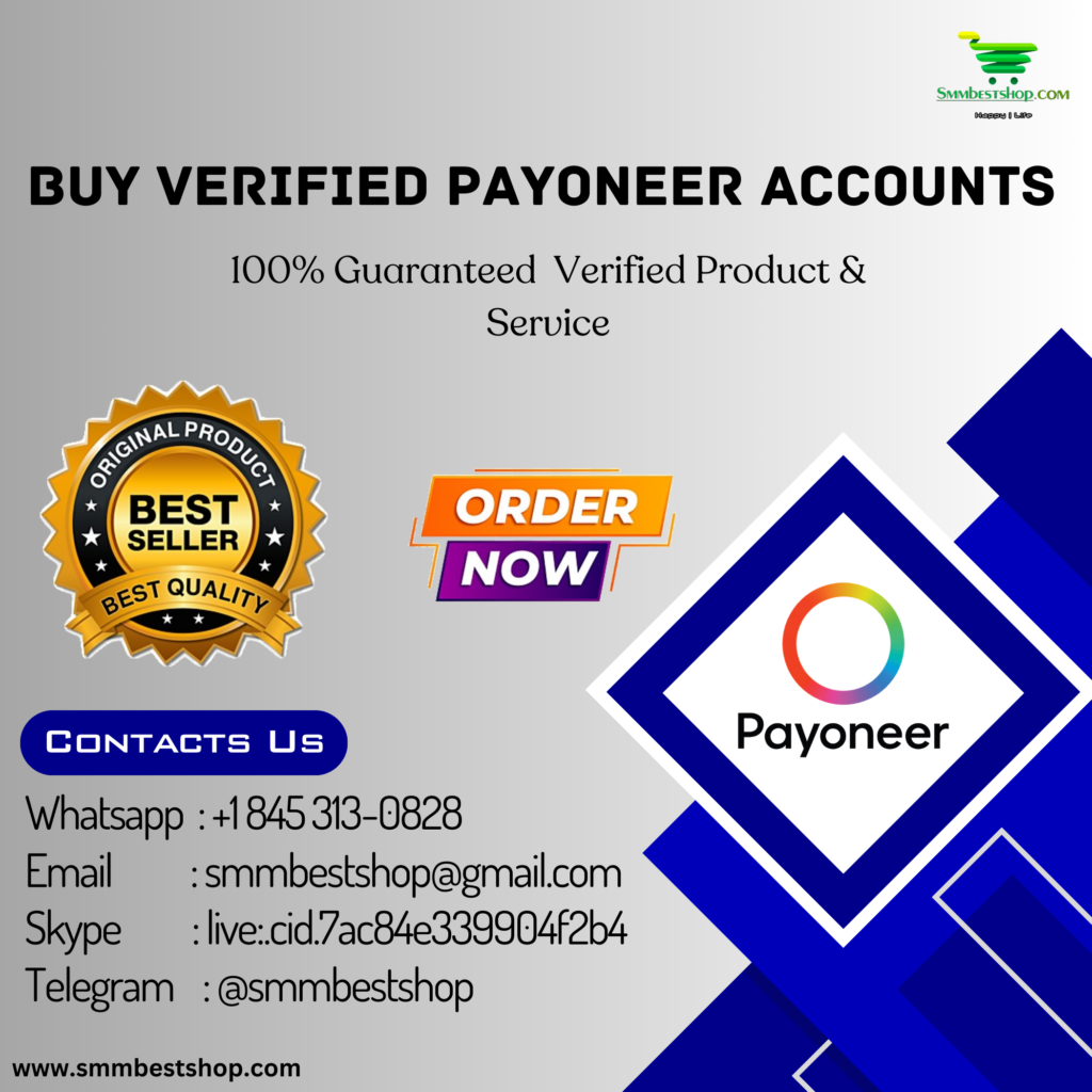 Buy Verified Payoneer Accounts - 100% Guaranteed & Secure