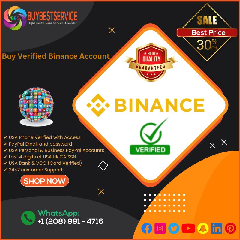 Buy Verified Binance Account - 100% Documents Verified Accounts