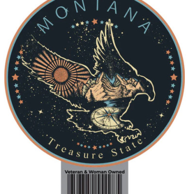 Montana State Seal with Eagle Profile Picture