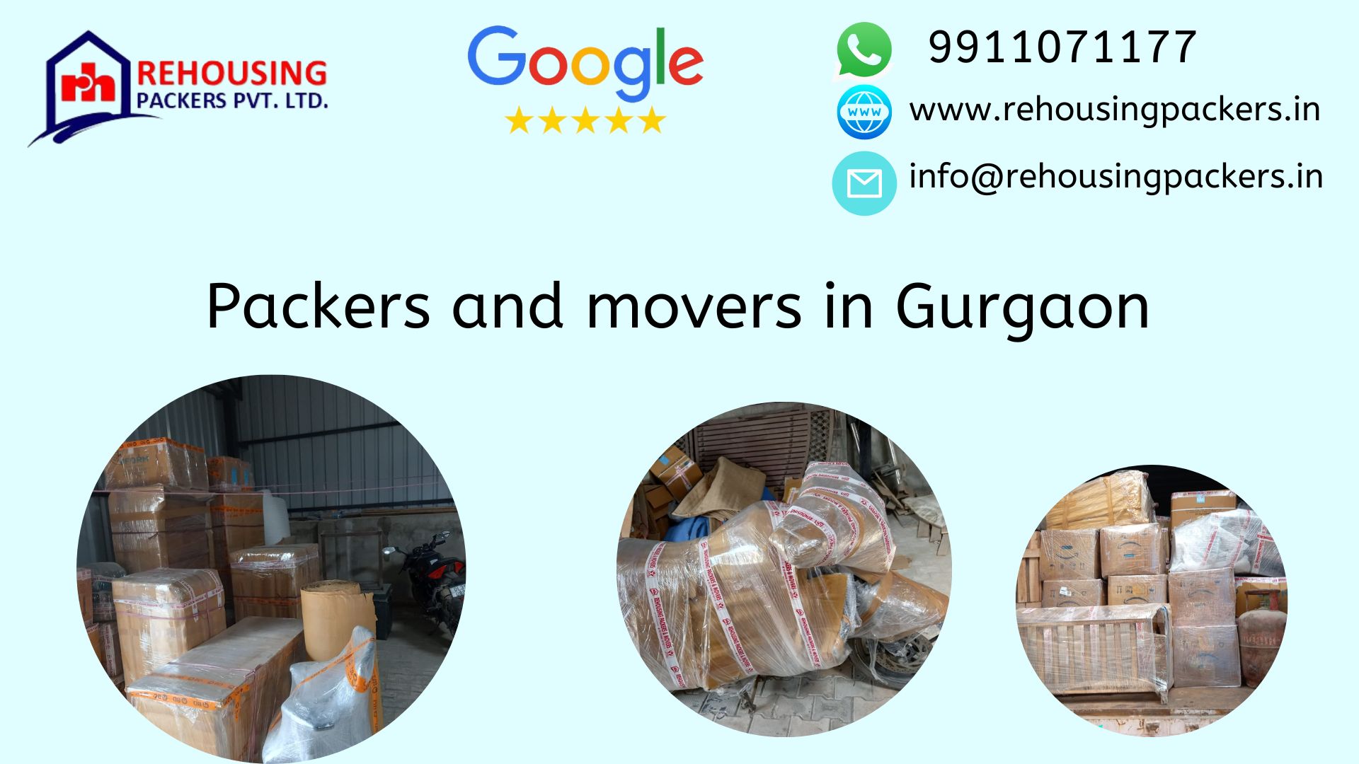 Packers and Movers in Gurgaon | Rehousing Services, Charges