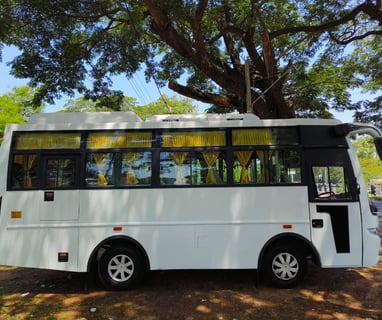 Luxury Bus Rental Services in Mysore - Minibus Hire | AC Bus Rental | Fox Bus on Rent