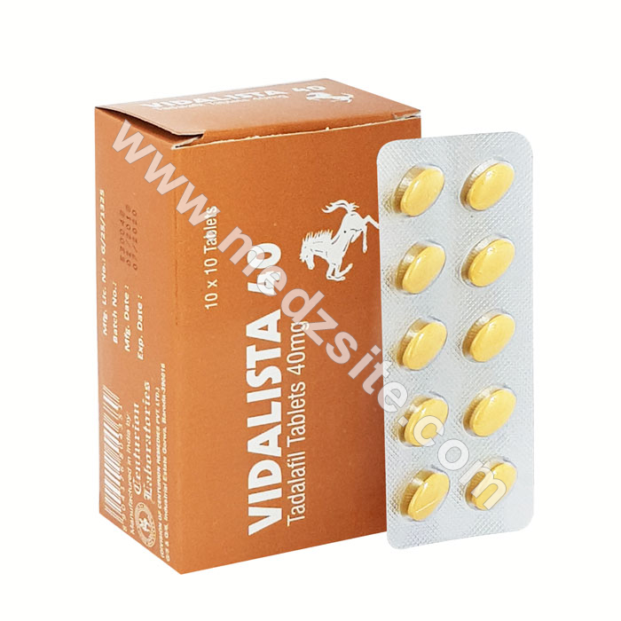 Vidalista 40 mg - Learn About the Effectiveness of Tadalafil