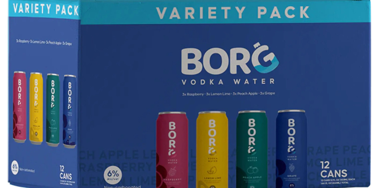 Experience the elegance of simplicity with Borg's Vodka Water