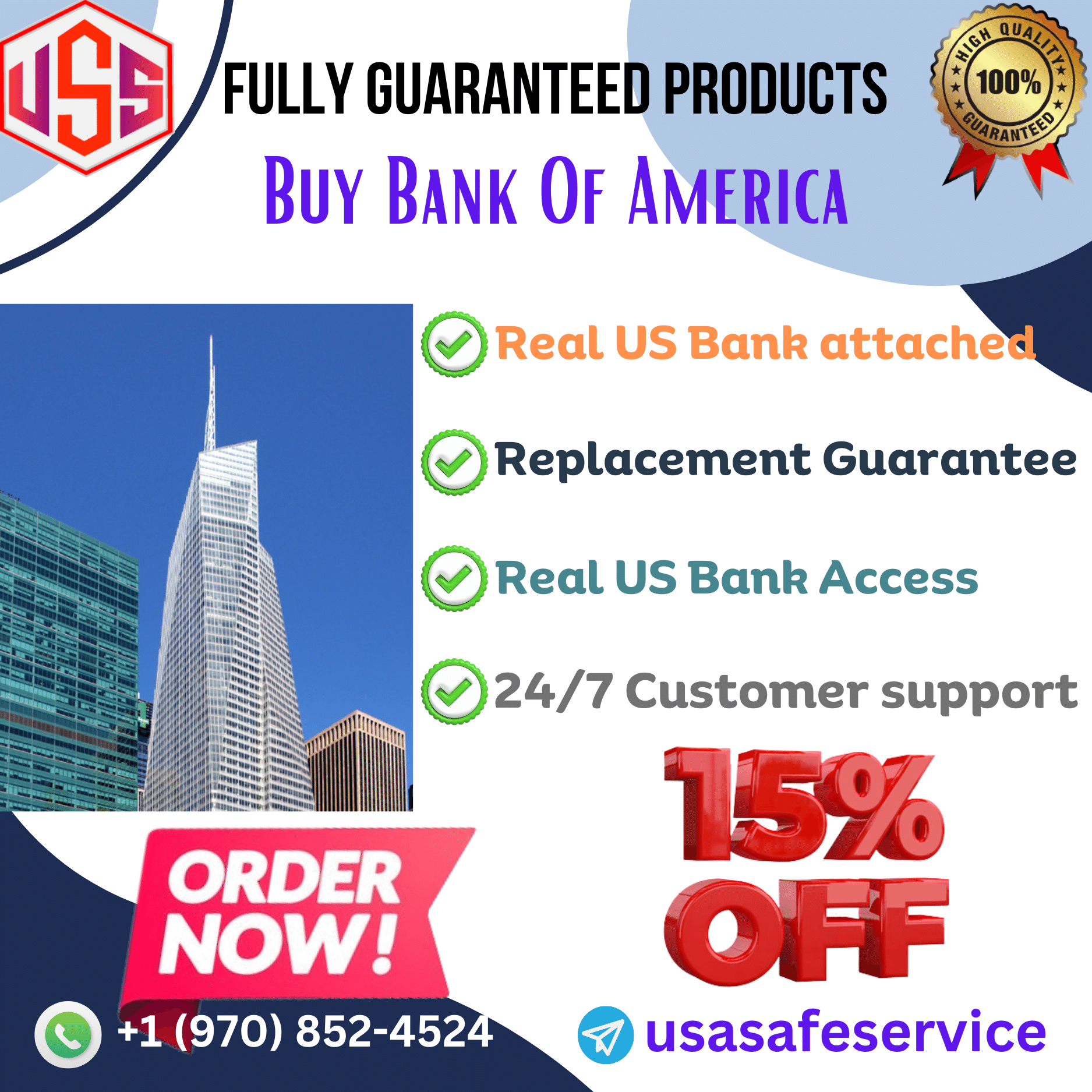 Buy Bank Of America - 100% Verified & Trusted Account..