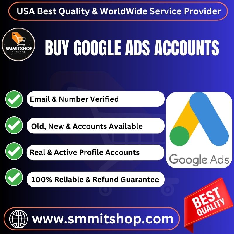 Buy Google Ads Accounts-100% Virtual & USA Verified AdWords