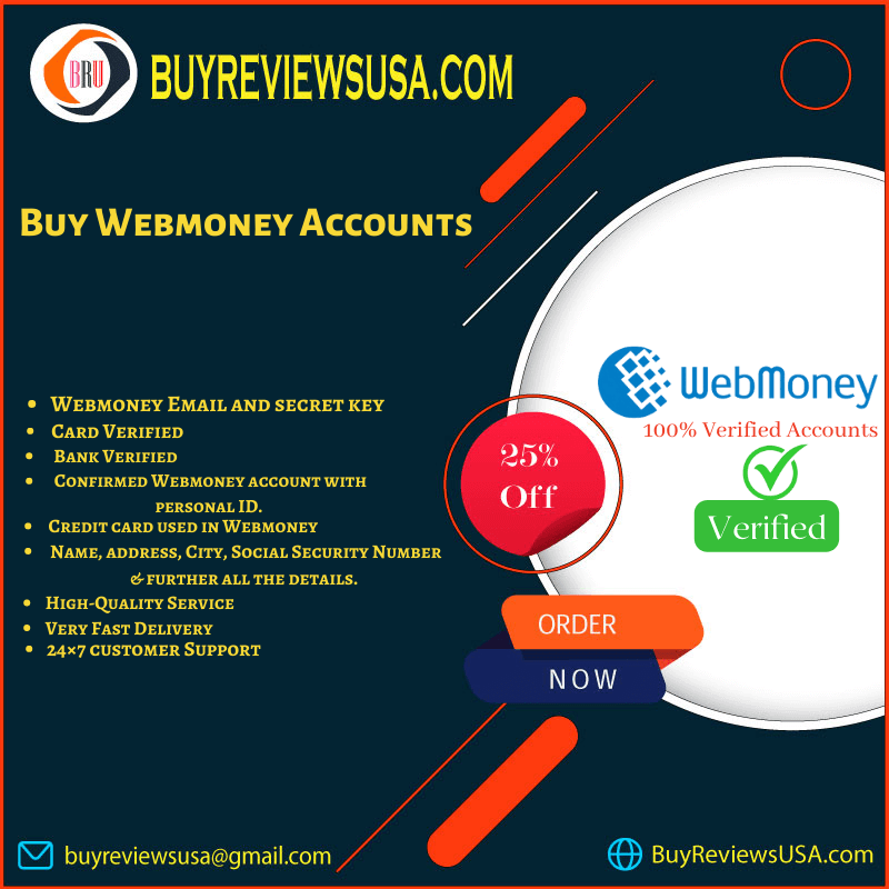 Buy Verified WebMoney Account - 100% Secure & Reliable Verified