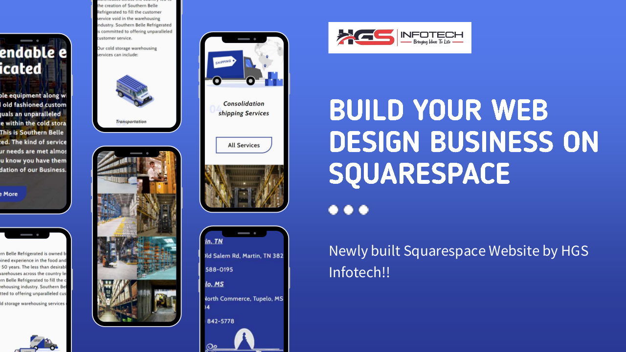Newly built Squarespace Website by HGS Infotech!!