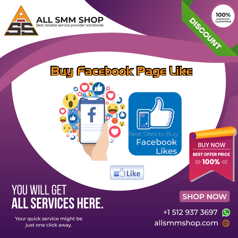 Buy Facebook Page Like - 100% Safe & US Verified Page Like
